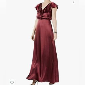 Adrianna Papell, size 10 maroon formal dress